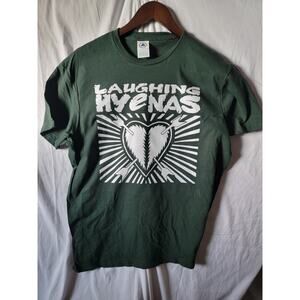 laughing hyenas  band   t shirt size   large forest green